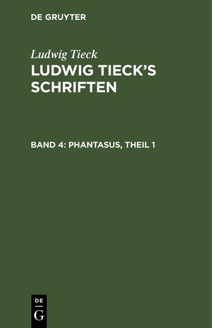 Phantasus, Theil 1 - Ludwig Tieck