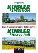 Cover-Bild zum Titel 'Kübler Spedition Band 4: Schwertransporte 2018 bis 2026' von 'Thorge Clever'
