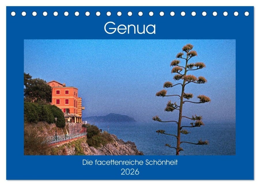 Genua - Die facettenreiche Schönheit (Tischkalender 2026 DIN A5 quer), CALVENDO Monatskalender - Bernd Zillich