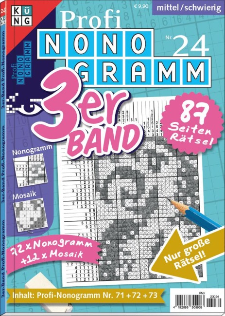Profi-Nonogramm 3er-Band Nr. 24 - 