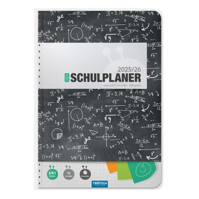 Trötsch Schulplaner Schwarz 25/26 - 