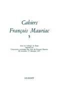 Cahiers numéro 05 - Mauriac-F