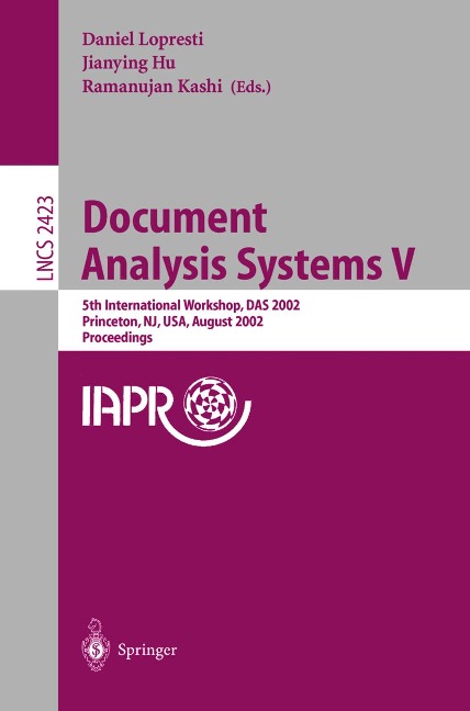 Document Analysis Systems V - 