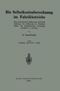 Cover-Bild zum Titel 'Die Selbstkostenberechnung im Fabrikbetriebe' von 'Oskar Laschinski'
