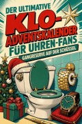 Cover-Bild zum Titel 'Der ultimative Klo-Adventskalender für Uhren-Fans' von 'Julia Weber'