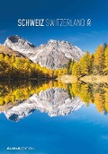 Schweiz 2025 - Bild-Kalender 23,7x34 cm - Switzerland - Regional-Kalender - Wandkalender - mit Platz für Notizen - Alpha Edition - 