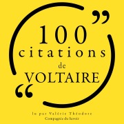 Cover-Bild zum Titel '100 citations de Voltaire' von 'Voltaire'
