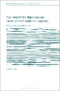 Cover-Bild zum Titel 'Exploring British Sign Language via Systemic Functional Linguistics' von 'Luke A. Rudge'