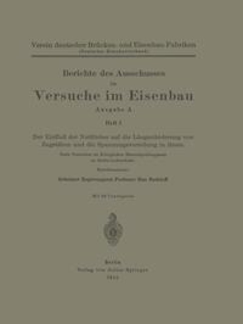 Berichte des Ausschusses für Versuche im Eisenbau - Max Rudelhoff