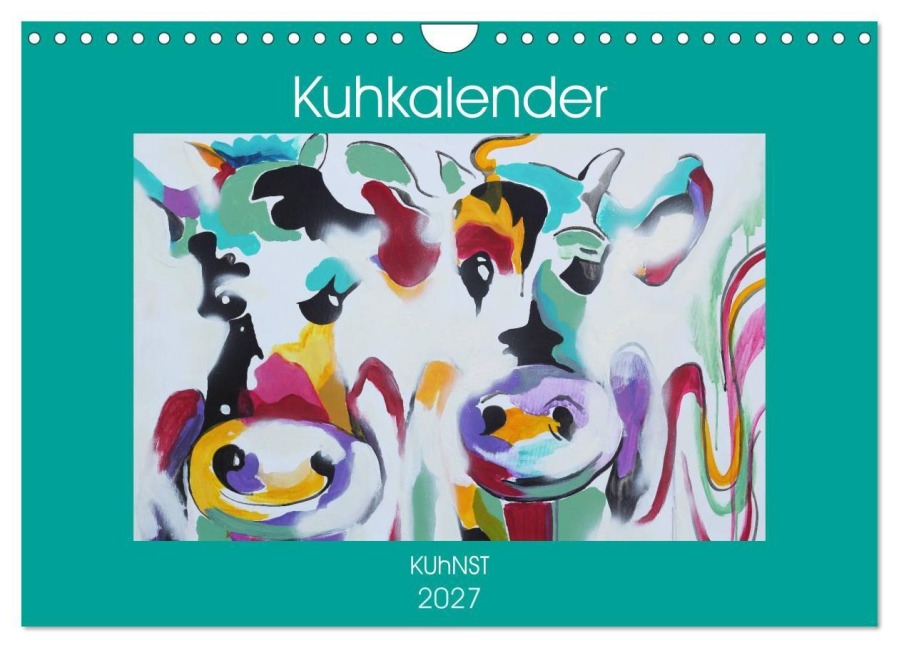 Kuhkalender (Wandkalender 2027 DIN A4 quer), CALVENDO Monatskalender - Elena Ennikova