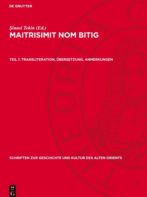 Maitrisimit nom bitig, Teil 1, Transliteration, Übersetzung, Anmerkungen - 