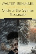 Cover-Bild zum Titel 'Origin of the German Trauerspiel' von 'Walter Benjamin'