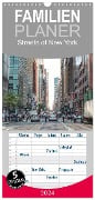 Familienplaner 2024 - Streets of New York - Zu Fuß durch die Metropole der Superlative mit 5 Spalten (Wandkalender, 21 x 45 cm) CALVENDO - Christine Wirges