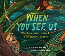 Cover-Bild zum Titel 'When You See Us: The Mysterious World of Aquatic Insects' von 'Katherine Hocker'