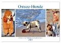 Ostsee-Hunde - Zweibeiner und Vierbeiner am Strand von Cranz (Wandkalender 2024 DIN A2 quer), CALVENDO Monatskalender - Henning von Löwis of Menar