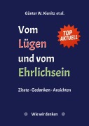 Cover-Bild zum Titel 'Vom Lügen und vom Ehrlichsein' von 'Günter W. Kienitz'