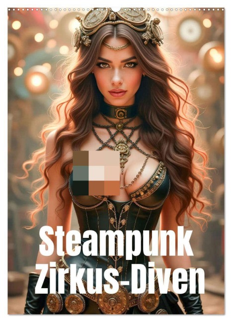 Steampunk Zirkus-Diven (Wandkalender 2026 DIN A2 hoch), CALVENDO Monatskalender - Ally Bee
