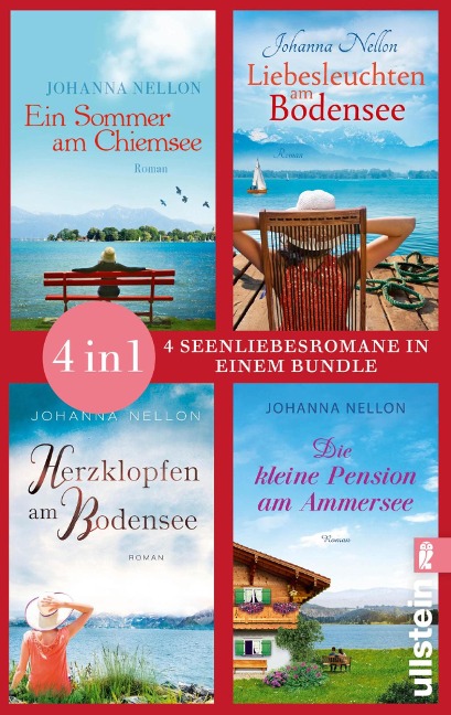 Ein Sommer am Chiemsee // Liebesleuchten am Bodensee // Herzklopfen am Bodensee // Die kleine Pension am Ammersee - Johanna Nellon