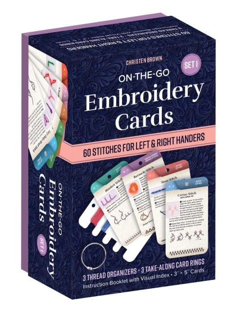 On-The-Go Embroidery Cards Set 1 - Christen Brown