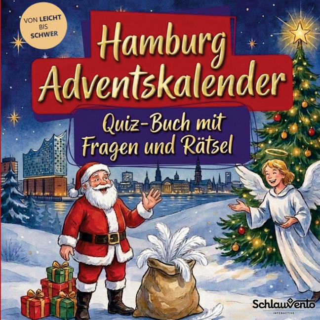 Hamburg-Adventskalender: Quiz-Buch mit Fragen und Rätsel - Schlauvento Interactive