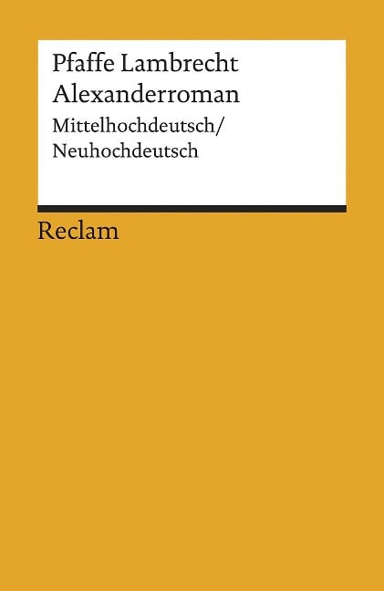 Alexanderroman - Lambrecht der Pfaffe