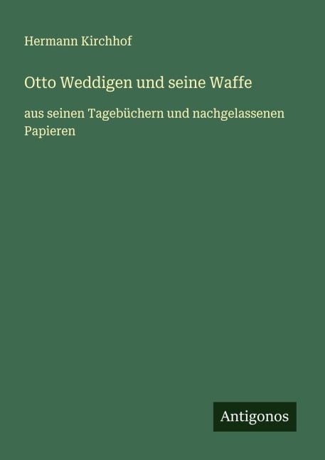 Otto Weddigen und seine Waffe - Hermann Kirchhof