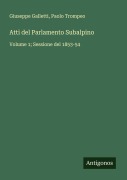 Cover-Bild zum Titel 'Atti del Parlamento Subalpino' von 'Giuseppe Galletti, Paolo Trompeo'