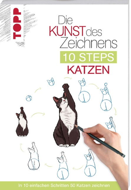 Die Kunst des Zeichnens 10 Steps - Katzen - Justine Lecouffe
