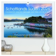 Cover-Bild zum Titel 'Schottlands Süden 2026. Impressionen zwischen Edinburgh, Loch Ness und Isle of Skye (hochwertiger Premium Wandkalender 2026 DIN A2 quer), Kunstdruck in Hochglanz' von 'Steffani Lehmann'