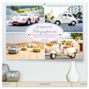 Cover-Bild zum Titel 'Amigurumi Fahrzeugträume - Häkelstyle in Pasteltönen (hochwertiger Premium Wandkalender 2026 DIN A2 quer), Kunstdruck in Hochglanz' von 'Martina Marten'