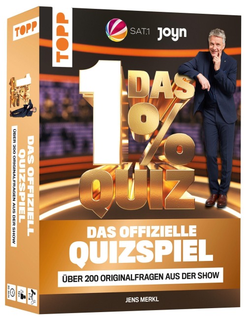 Das 1% Quiz - Wie clever bist du? Das offizielle Quizspiel mit Fragen aus der Show - Frechverlag, Jens Merkl