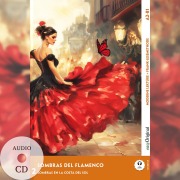 Cover-Bild zum Titel 'Sombras del Flamenco - Spanische Krimi-Lektüre A2-B1 (+ Audio-CD)' von 'Elena Vallejo'