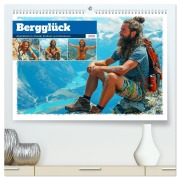 Cover-Bild zum Titel 'Bergglück. Alpinklettern. Freude, Freiheit und Abenteuer (hochwertiger Premium Wandkalender 2026 DIN A2 quer), Kunstdruck in Hochglanz' von 'Rose Hurley'