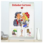 Cover-Bild zum Titel 'Bollenhut Cartoons (hochwertiger Premium Wandkalender 2026 DIN A2 hoch), Kunstdruck in Hochglanz' von 'Ingo Laue'