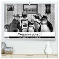 Pinguine privat (hochwertiger Premium Wandkalender 2025 DIN A2 quer), Kunstdruck in Hochglanz - Garrulus Glandarius