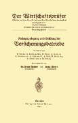 Rechnungslegung und Prüfung der Versicherungsbetriebe - B. Beham, G. Niethammer, C. Closterhalfen, G. Deter, H. Goetjes