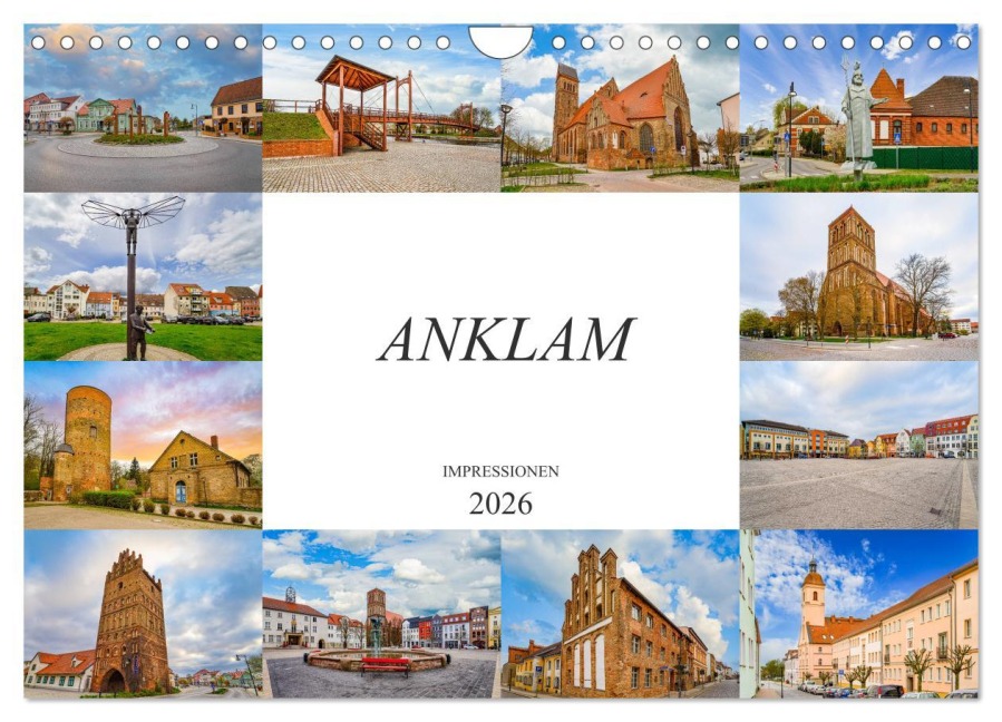Anklam Impressionen (Wandkalender 2026 DIN A4 quer), CALVENDO Monatskalender - Dirk Meutzner