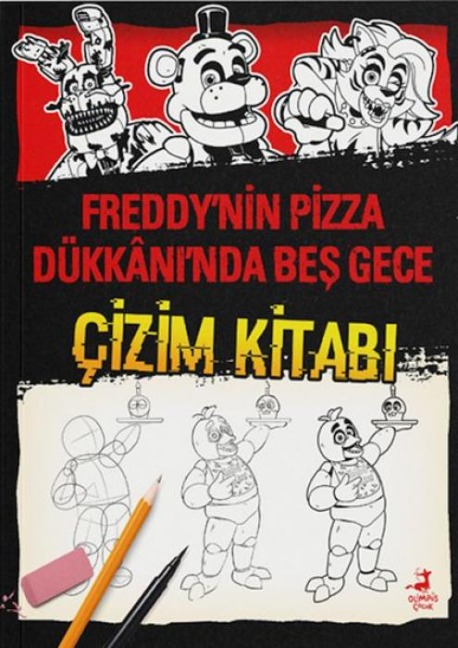 Freddynin Pizza Dükkaninda Bes Gece Cizim Kitabi - Kolektif