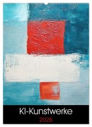 Cover-Bild zum Titel 'KI-Kunstwerke (Wandkalender 2026 DIN A2 hoch), CALVENDO Monatskalender' von 'Martin Rettenberger'