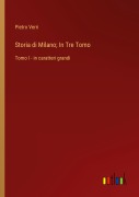 Cover-Bild zum Titel 'Storia di Milano; In Tre Tomo' von 'Pietro Verri'