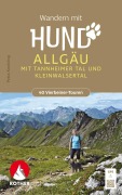 Cover-Bild zum Titel 'ROTHER Wanderbuch Wandern mit Hund Allgäu. mit Tannheimer Tal und Kleinwalsertal. 40 Vierbeiner-Touren' von 'Petra Knobling'