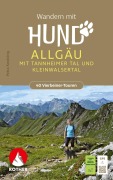 Cover-Bild zum Titel 'ROTHER Wanderbuch Wandern mit Hund Allgäu. mit Tannheimer Tal und Kleinwalsertal. 40 Vierbeiner-Touren' von 'Petra Knobling'