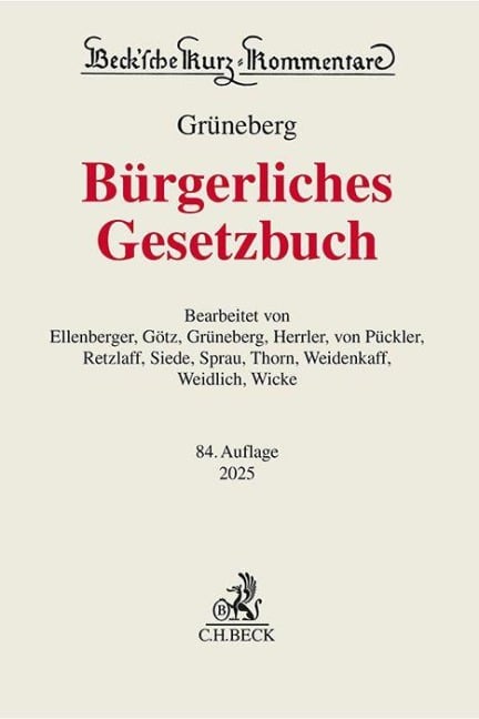 Bürgerliches Gesetzbuch. BGB - 