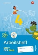 Cover-Bild zum Titel 'Welt der Zahl 4. Arbeitsheft mit Interaktiven Übungen. Für Bayern' von 'Angela Becher, Ingrid Dröse, Karin Klebe'