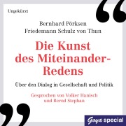 Cover-Bild zum Titel 'Die Kunst des Miteinander-Redens - Ungekürzte Lesung' von 'Bernhard Pörksen, Friedemann Schulz Von Thun'