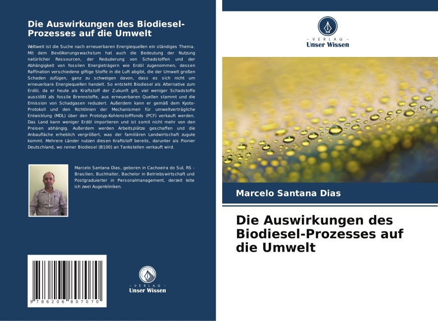 Die Auswirkungen des Biodiesel-Prozesses auf die Umwelt - Marcelo Santana Dias
