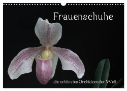 Cover-Bild zum Titel 'Frauenschuhe - die schönsten Orchideen der Welt (Wandkalender 2026 DIN A3 quer), CALVENDO Monatskalender' von 'Holger Rochow'