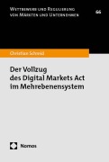 Cover-Bild zum Titel 'Der Vollzug des Digital Markets Act im Mehrebenensystem' von 'Christian Schmid'