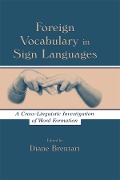 Cover-Bild zum Titel 'Foreign Vocabulary in Sign Languages' von ''