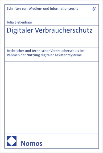 Digitaler Verbraucherschutz - Julia Siebenhaar